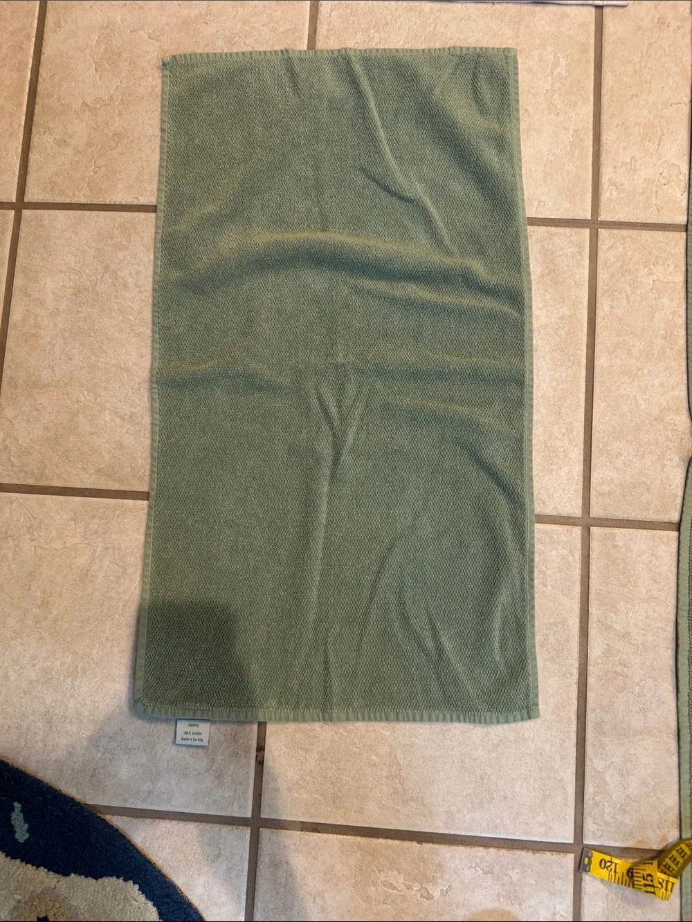 L. L. Bean Green Bath Towels - Soft Sage Cotton Plush Set